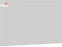 Tablet Screenshot of meccanica.com.br